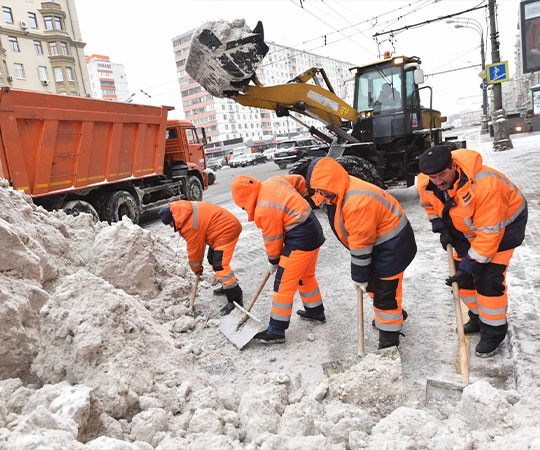 Уборка снега в Будённовске и  Ставропольском крае