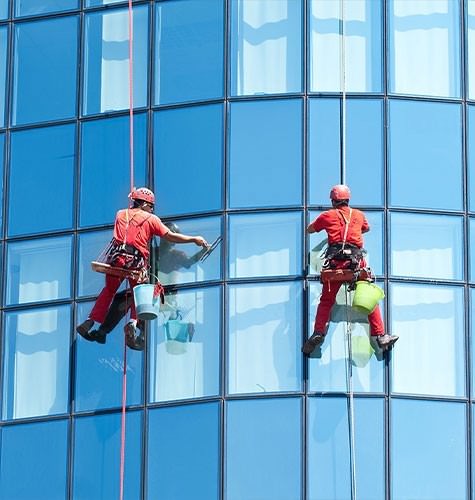 Мытье фасадов промальпинистами в Будённовске